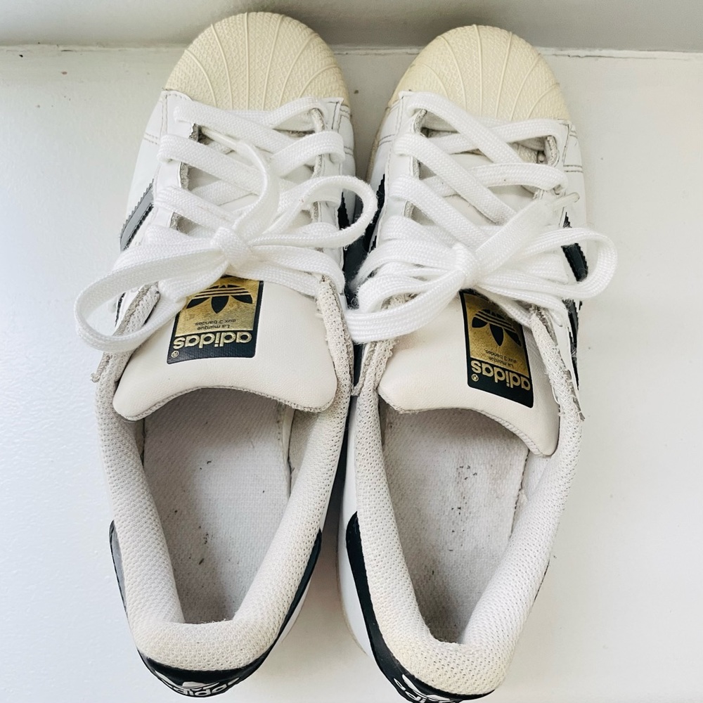 Adidas Stan Smith White / Black Women’s Size 6 - Picture 5 of 9